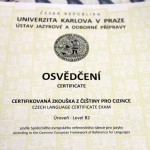 Лучшие студенты UJOP сдавали в Праге экзамен на уровень B2